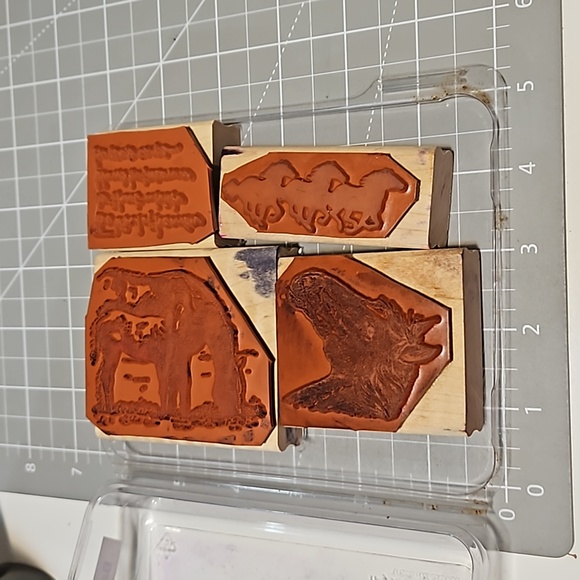 Bareback 🐎 Horse rubber stamp set - Picture 3 of 4